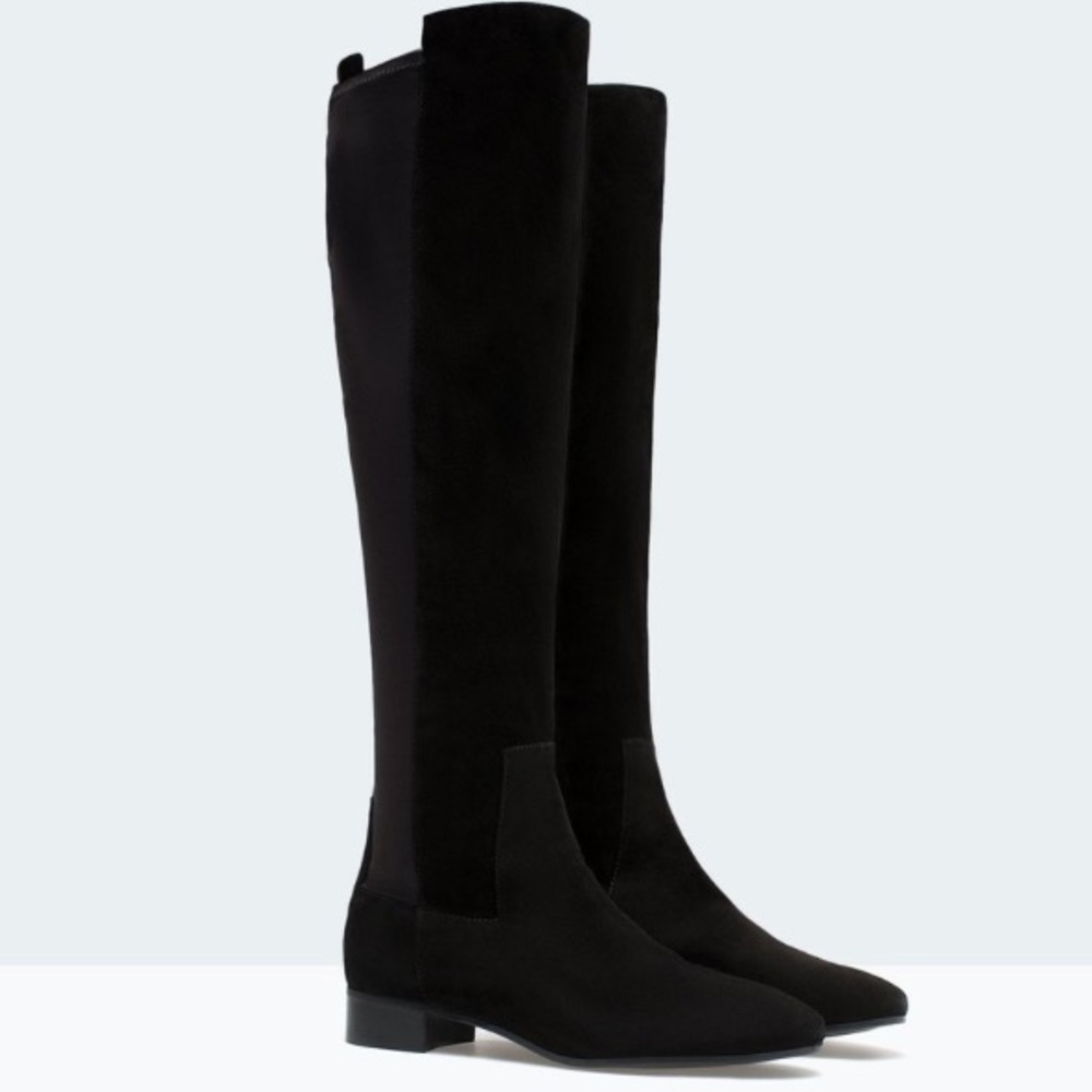 Zara over the knee boots